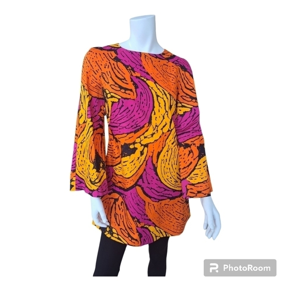 Guy Laroche en triomphe de Boussac couture vintage mini dress top or tunics - Picture 2 of 11